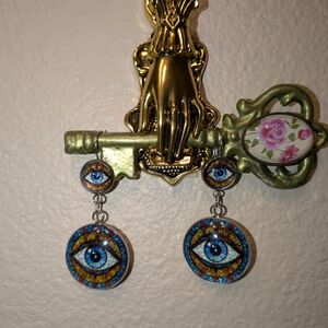 Colorful Eye Earrings